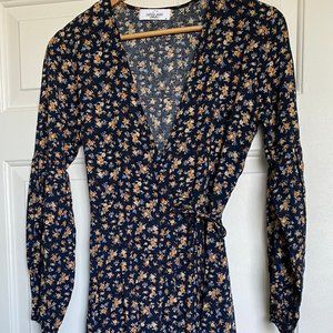 Carly Jean Los Angeles Floral Wrap Dress